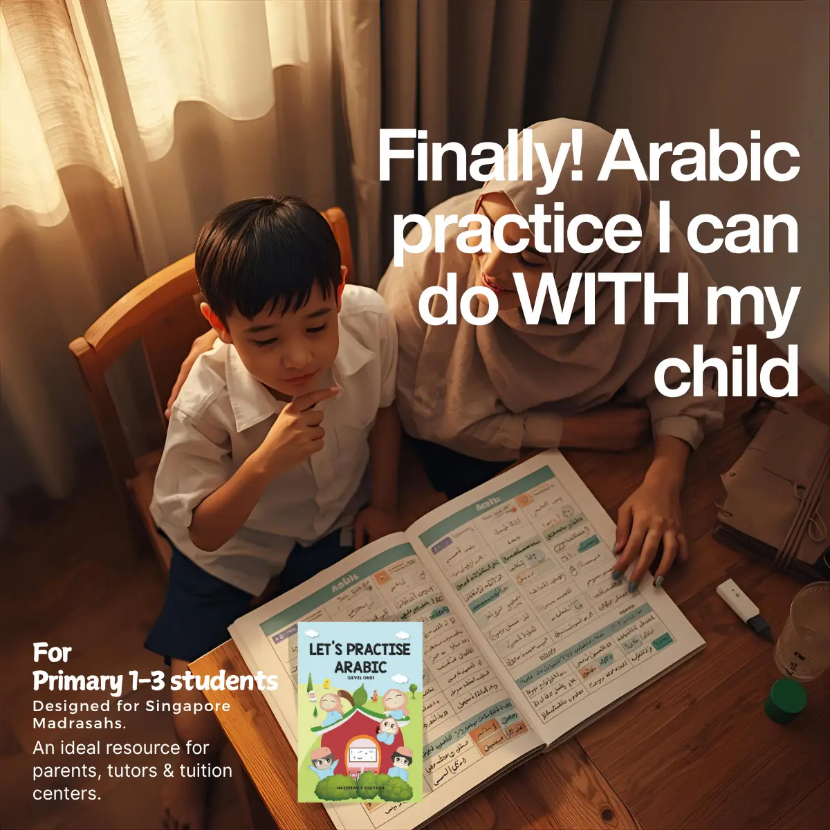 “Finally! Arabic practice I can do WITH my child”